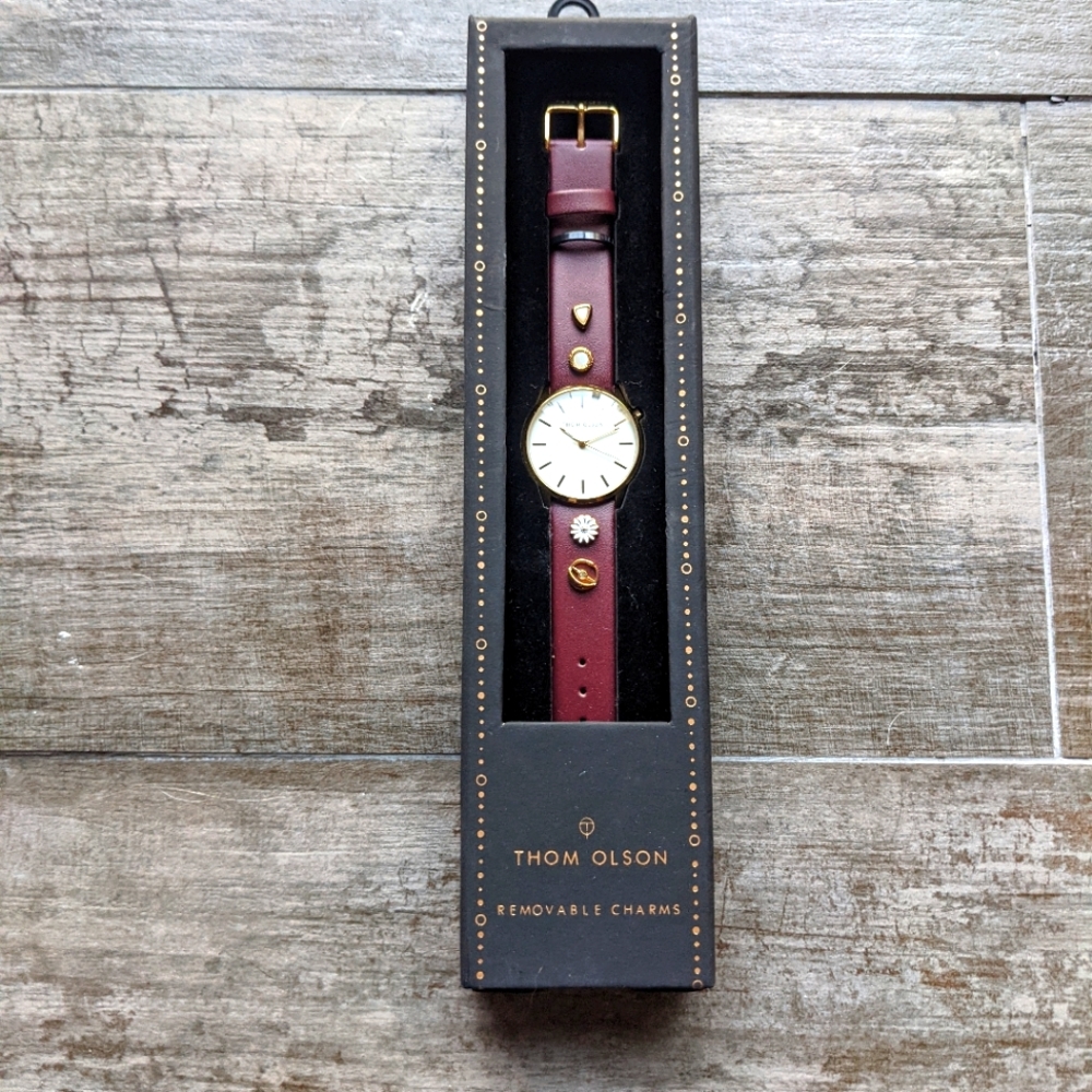 THOMAS OLSON Women's Watch with Removable Charms